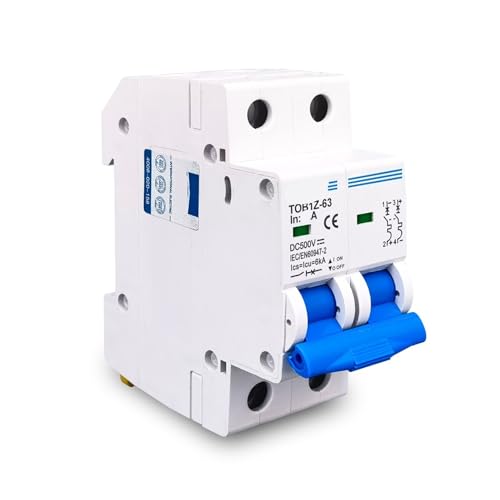 Disjoncteur Miniature 2P DC 500V 20A pour installation photovoltaïque