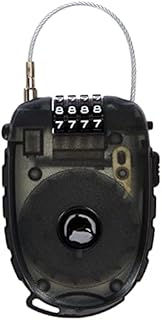 M-Wave Roll up Cable Lock with digits - Black