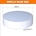 Round Display Pedestal Stand - 50x30cm Portable Cylinder for Wedding Dessert Tables, Clothing Store Displays, Event Showcases & Party Decorations - Versatile Display Base for All Occasions
