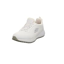 Skechers Squad Sr, Scarpe da ginnastica Donna, White Flat Knit, 38 EU