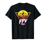 Retro Freestyle FPV Racing Drone Pilot Acro Quadcopter T-Shirt