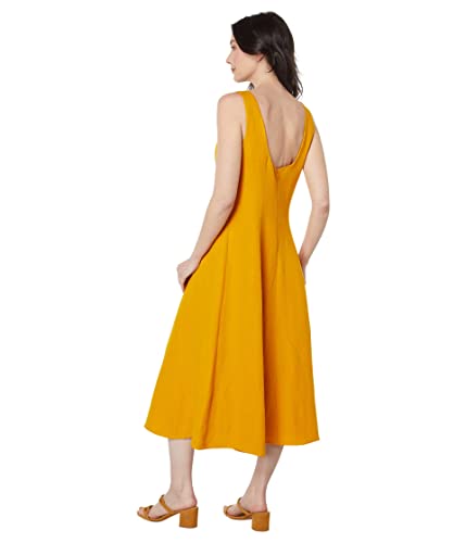 Image of Vince Women's Panelled Scoop Neck Dress
