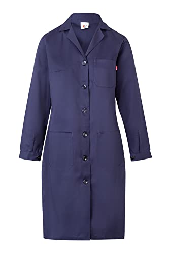 Velilla 908 Bata Mujer Manga Larga, Color Azul Marino, Talla 48
