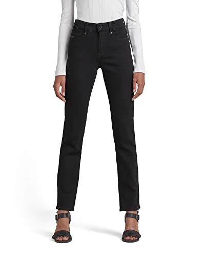 G-Star-Raw-Womens-Noxer-Straight-Fit-Jeans-Pitch-Black-30W-x-32L