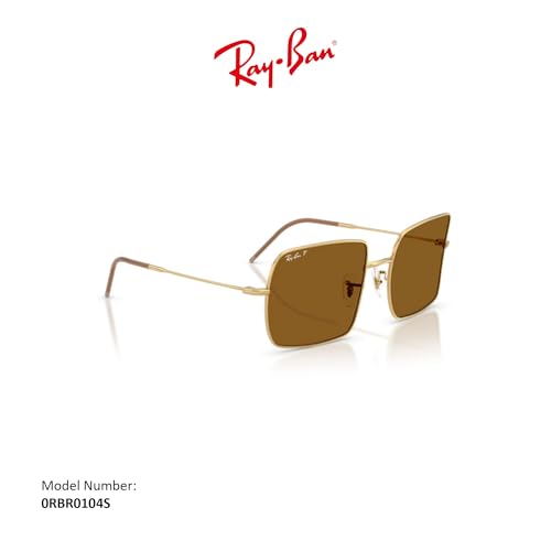 Image of Ray-Ban Sunglasses for Women - 0RBR0104S Square Reversed | Ray-Ban Sunglasses - Non-Polarized Lenses, Metal Frame Designer Sunglasses Womens
