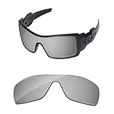 PapaViva 偏光 交換レンズ For Oakley Oil Rig シルバー