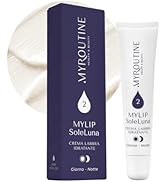 MyLip SoleLuna – Crème à lèvres hydratante et nourrissante à absorption rapide avec de l'huile d'amande Do...