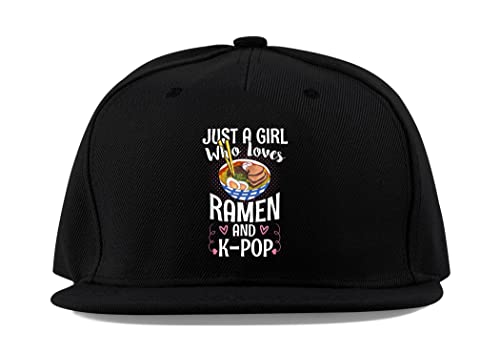 Casquette K-pop Ramen en coton respirant idéale pour festivals et concerts