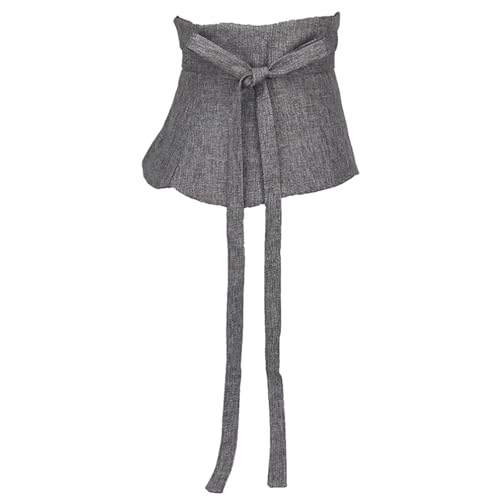 Versatile Knitted Shirt Dress Suit Slimming Waist Wide Belt Dress Belt Waistband Decorative for Dresses and Coats3