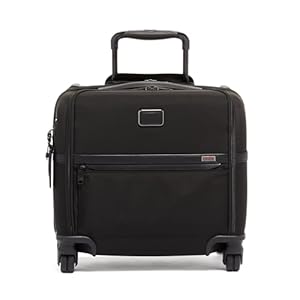 TUMI Alpha Compact koffer met 4 wielen voor heren, Zwart, Eén maat, Minimaal
