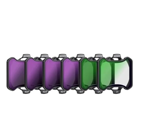 Paquet de 6 filtres compatibles ND et CPL pour réussir vos photos