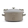 Crock-Pot Design Series 6-Quart Manual Slow Cooker, Alpaca Brown