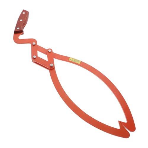 DIYEAH Heavy Duty Log Carrying Tongs Anti Slip Timber Hook and Wood Grip for Lifting, Dragging and Firewood, Sturdy Logging Grabber for Forestry and Outdoor Use