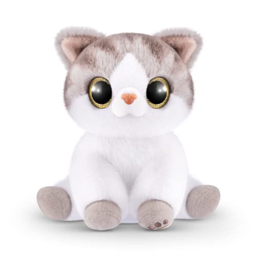 Pets Alive Smitten Kittens Surprise, Alli, Nurture Play, Kuscheltier zum Auspacken, Interaktiv, 10 Sounds, Ultraweiche Plüschtiere, Elektronisches Haustier-Kätzchen adoptieren (Alli)