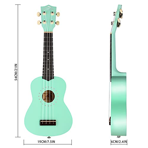 EastRock Ukulélé Soprano Débutants, Hawaïen Ukulele 21 pouces pour Enfant, Yukulele de Kit avec sac Sangle Médiators… - Les Beatles, Paul McCartney, John Lennon, RIngo Starr, George Harrison EastRock Ukulélé Soprano Débutants, Hawaïen Ukulele 21 pouces pour Enfant, Yukulele de Kit avec sac Sangle Médiators… – Image 4