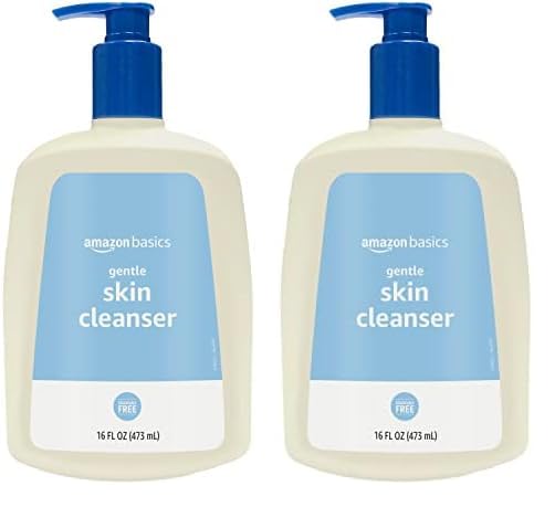 Daily Facial Cleanser For Gentle Skin, Unscented, 16 Fl Oz (Pack of 2)
