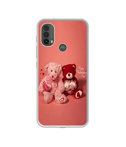 Image of Valentine Day Design Printed Silicon Soft TPU Back Case Cover for Motorola Moto E30 4G / E40 4G