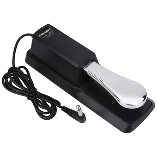 Sustain Pedal, Pedal de Sostenido del Teclado Universal Piano Digital Pedal con Fondo Antideslizante para Flanger Teclados