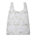IQYU Sacs à provisions Pliable Sacs à main Casual Sacs morts Femmes Sac En Maille Broderie Fleur Sac à Main Acheter Grands Sacs à Provisions, Blanc., Taille unique
