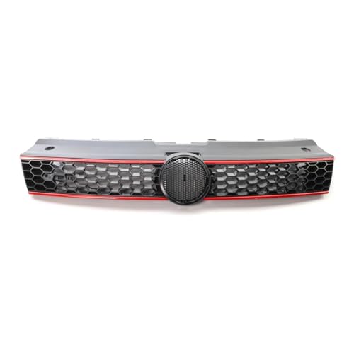 Grille de calandre GTI pour Polo 6R 2009-2014 avec maille nid d'abeille