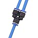 Push Connect Air Fittings - Tube Connector Splitter 10mm to 10mm OD Push Fit Fittings Tube Fittings Push Lock 10 Packs