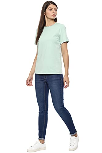 Image of Van Heusen Women's Solid Regular Fit T-Shirt