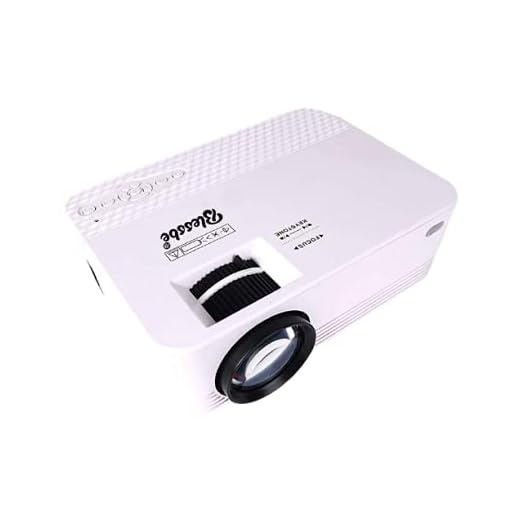 Blessbe Projector LED Projector Android Full HD WiFi Projector for Home 3000 Lumnes Portable for Android /iOS, HDMI, USB, VGA, Memory SD Card (120' Display Size ) -BB1