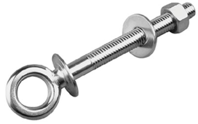 Sea-DogSEA DOG CORPORATION Eye Bolt 5/8" Stainless Steel,3/8" x 4"