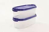 Original Tupperware TUPPERWARE Eidgenossen mit Schütte 500 ml blau (2) Trockenvorrat Dose Modular 32722