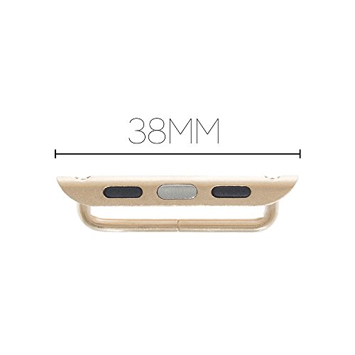 Smart Watch Connector 42mm or 38mm - Connector for Crafing DIY Band - Stainless Steel Hardware - Black, Silver, Gold, Rose Gold