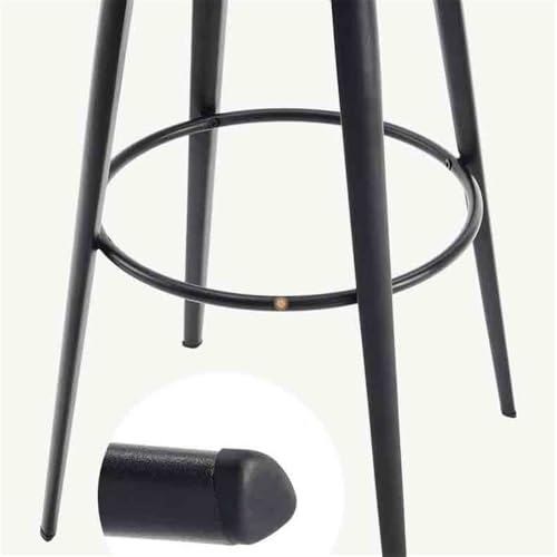 Tabouret de bar simple et moderne pivotant grigio à dossier - 5