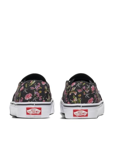 Vans Women's Asher Slip-On Shoe | Comfortable Sneakers for Walking, Fashion & Everyday Wear, Dark Floral Black, 9.54