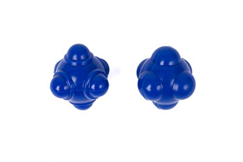 ZAKSKI Reaction Ball Dual Level to Improve Reflex, Speed, Agility, Hand-Eye Coordination - Unpredictable Bounce, Inconsistent Size - Basketball, Baseball, Football, Boxing Training and Practice Gear