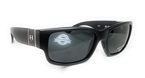 Hoven Knucklehead Adult Polarized Sunglasses, Black Matte/Grey, One Size
