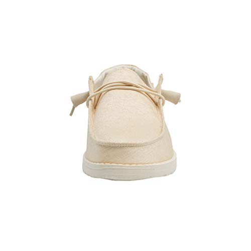 Image of HEYDUDE Women's Wendy Chambray | Women's Shoes | Women's Lace Up Loafers | Comfortable & Light-Weight