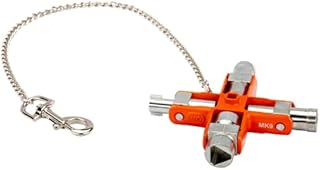 Bahco BAHMK9 Switch Cabinet Multi-Fitting 9-Way Master Key, Colour