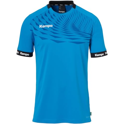 Kempa Herren Wave 26 Shirt Jungen Sportshirt Kurzarm Funktionsshirt Handball Gym Fitness Trikot, Kempablau/Royal, M EU