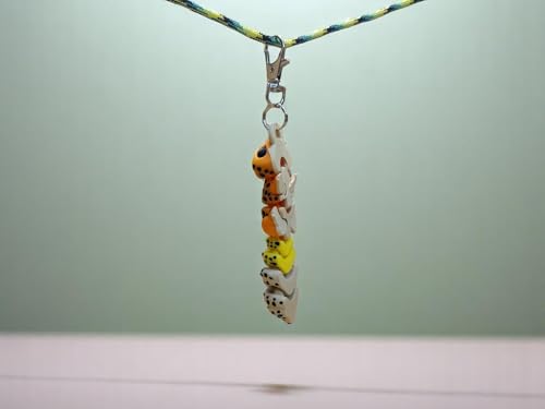Colorful Articulated Gecko Keychain – Whimsical 3D-Printed Lizard Charm for Reptile Enthusiasts - Image 2