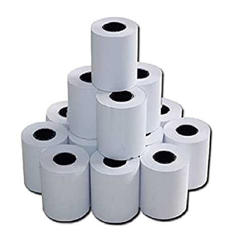 Swaggers Thermal Paper/Billing Machine/POS Machine Rolls 2 inch- 57mm(Width)x 25 meter(Length) with fine class black colour printing (Pack Of 10 Rolls)
