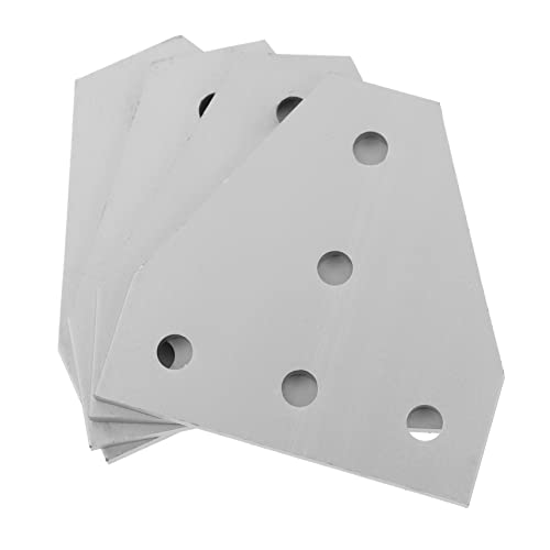 4Pcs Aluminium 5 Hole T Shape Joining Plates for 3D Printer Frames
