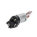 RCAWD SCX24 Upgrades 370 34T Electric Motor Carbon Brushed Motor & Center Gear Housing, Transmission with Steel Gears Parts for Axial 1/24#AXI90081#AXI00001#AXI00002#AXI00005#AXI00006 Black