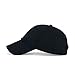 Rose Dad Hat Men Black Baseball Cap - Unconstructed - Unisex Adjustable Strapback (Free, Black 1)