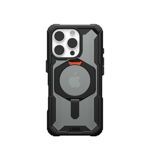 Image of Urban Armor Gear UAG Plasma XTE Magnetic Compatible, Rugged Lightweight Slim Shockproof Protective Case /Cover Designed for iPhone 16 Pro (6.3-Inch) (2024) - Black /Orange