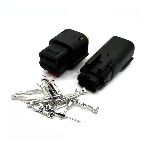 Conector de cable automotriz impermeable de 8 pines macho hembra 1.5mm compatible con 33482-0801 4