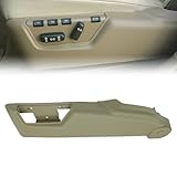 Front Left Driver Side Seat Switch Panel Trim Cover Bezel (Sand Beige) for Volvo XC90 XC70 V70 S80 S60 39802011 39802012 39802015 39802020