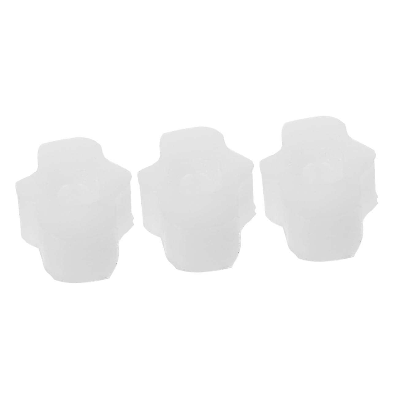 Housoutil 3 Pièces Moule Silicone Astronaute Design pour Diy Gâteaux Bougies Outil de Manuelle pour Fêtes Décorations