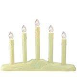Northlight 5-Light Christmas Candolier Candle Lamp with Bell Base - 14.5'