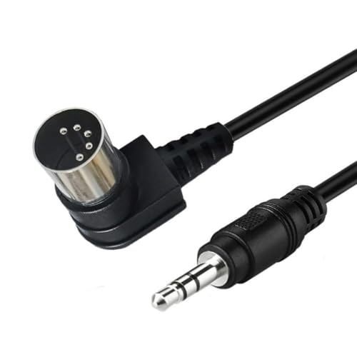 Cable extensión estéreo 3.5mm macho a DIN 5 pines macho miniatura 3