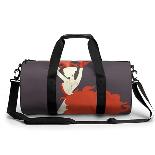 Sac de sport gym pour dame et voyage week-end duffel bag 45x23x23cm
