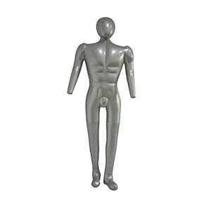VIGAN Opblaasbare Mannelijke Model Full Body Mannequin met Arm & Benen Mannen Kleding Display Dummy Props Nieuwe
